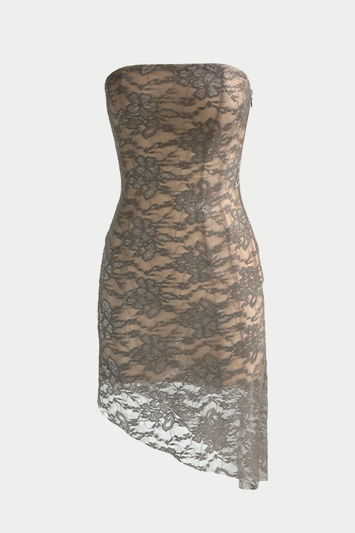 SILVER LACE DRESS - MARINA EEЯRIE