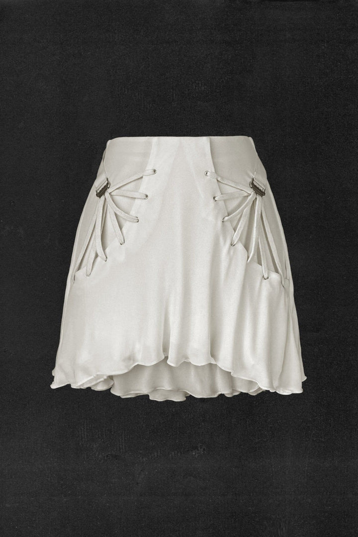 FAN LACED SKIRT (made-to-order) - MARINA EEЯRIE
