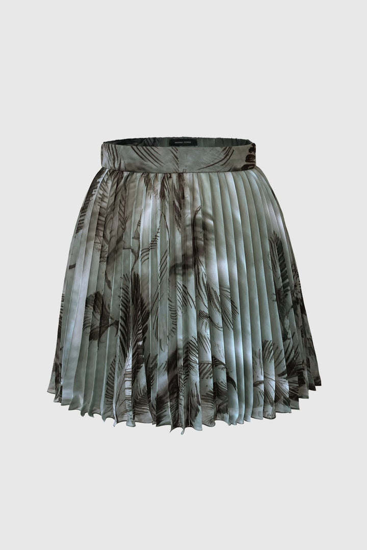 FEATHER PLEATED SKIRT (made-to-order) - MARINA EEЯRIE